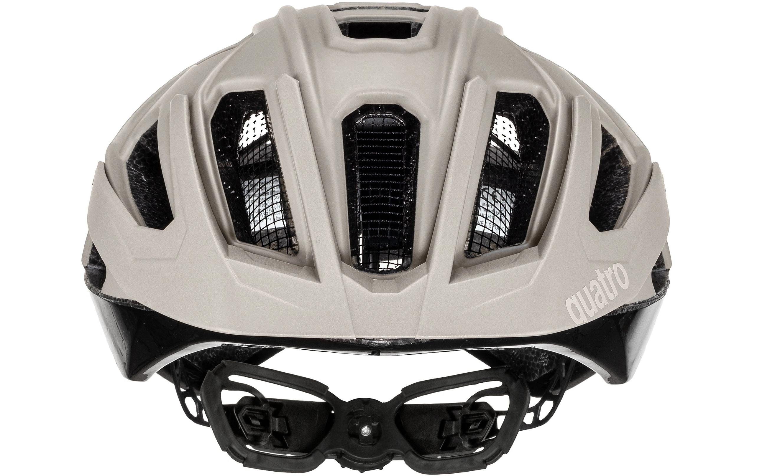 Helm Quatro cc Oak Brown-Black Matt 52 cm - 57 cm<br>Fahrradhelm