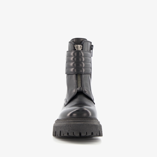 Groot leren meisjes biker boots