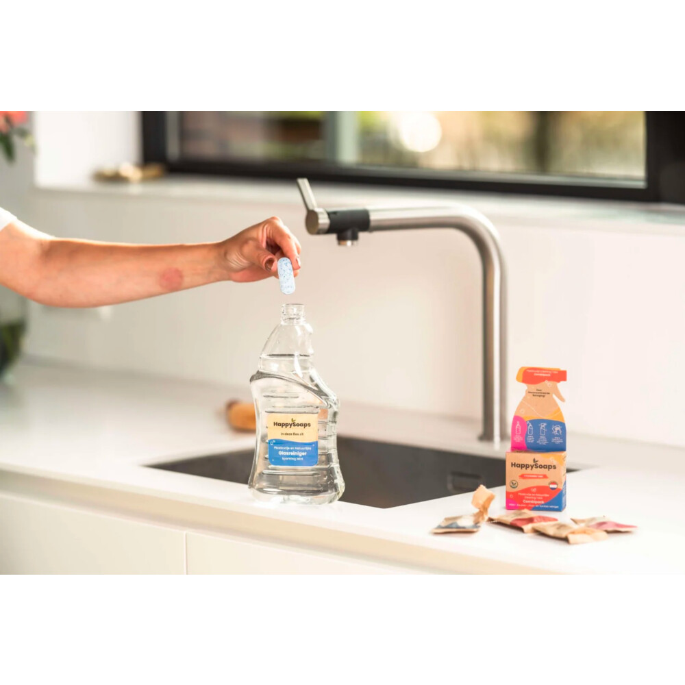 HappySoaps Cleaning Tabs Combipack Alles-, Keuken-,  Glas- en Sanitairreiniger32 gr