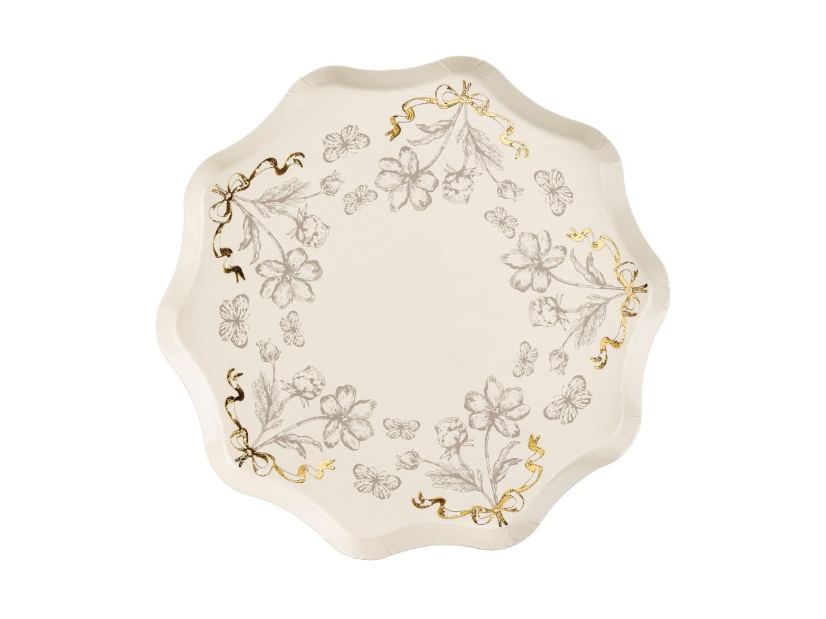 Bloemen Borden 20cm 6st