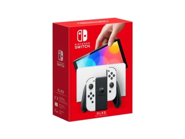 Nintendo Switch OLED - Spilkonsol - 1080p (Full HD) - hvid