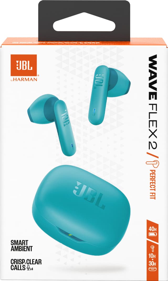 JBL Wave Flex 2 true wireless in-ear høretelefoner (blue)