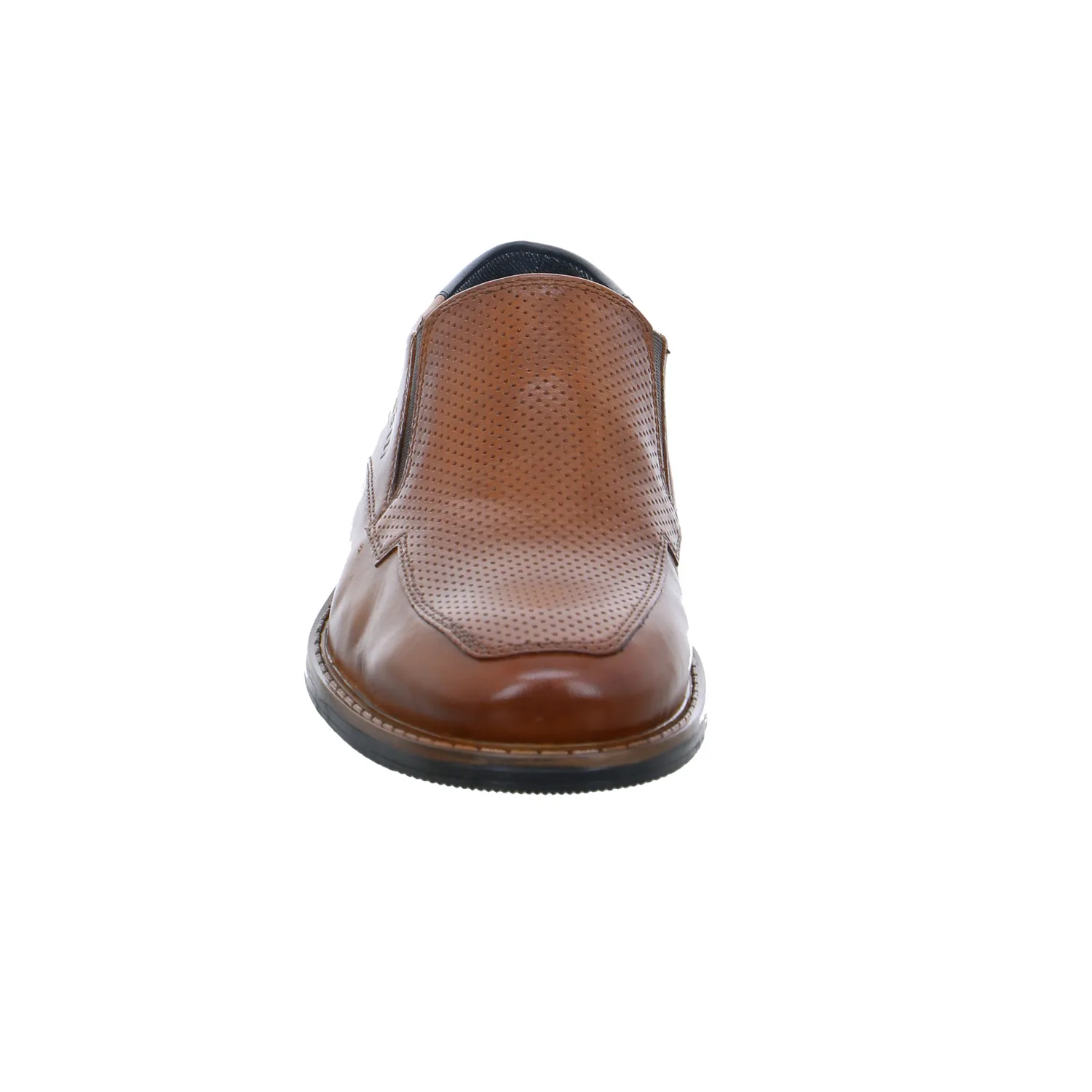 BUGATTI SHOES Halbschuh-Schlüpfer Cognac Leder