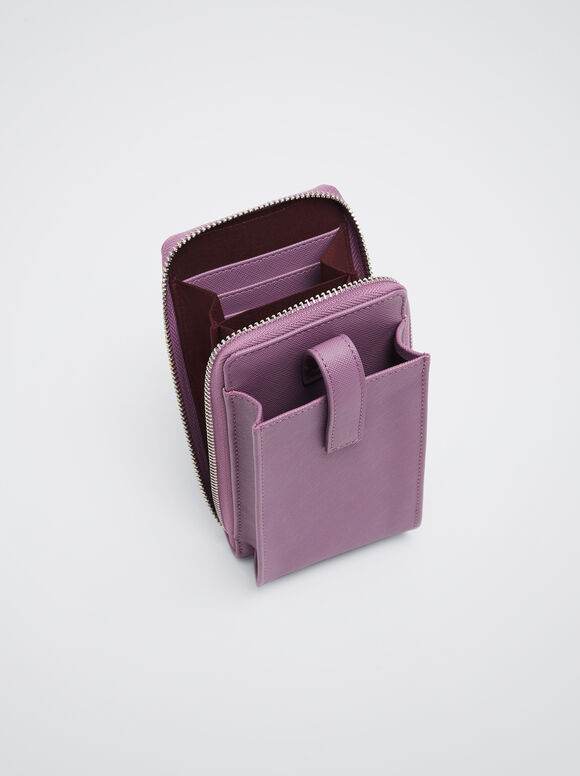 Bolsa para celular com alça de ombro - Violeta