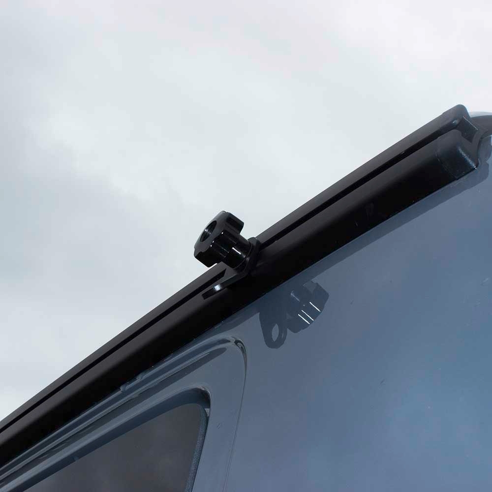 BusBoxx Winkellochplatte Kederstein für original Kederschiene VW T5/T6/T6.1/New California Beach 2 Stück