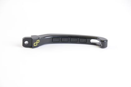 Levier de frein LighTech repliable/réglable Alien alu inserts caoutchouc noir - LEVS127K