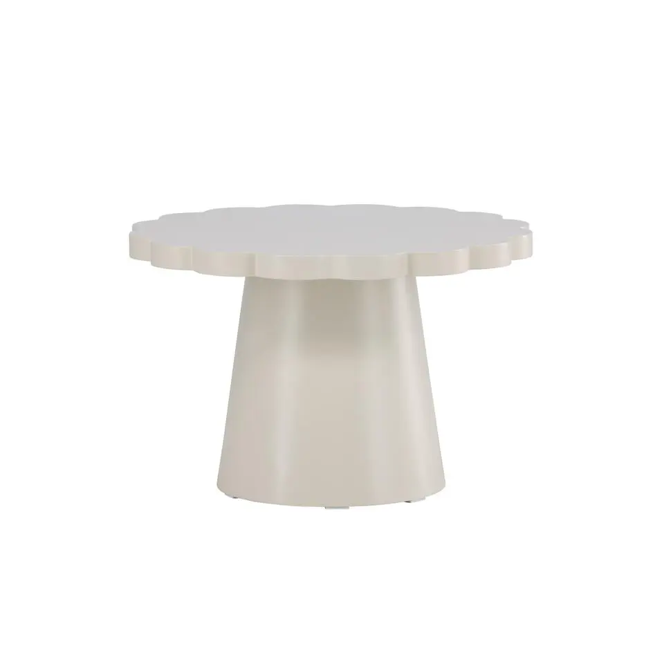 Salontafel Rond - Beige MDF - 70x70x45cm - Krull