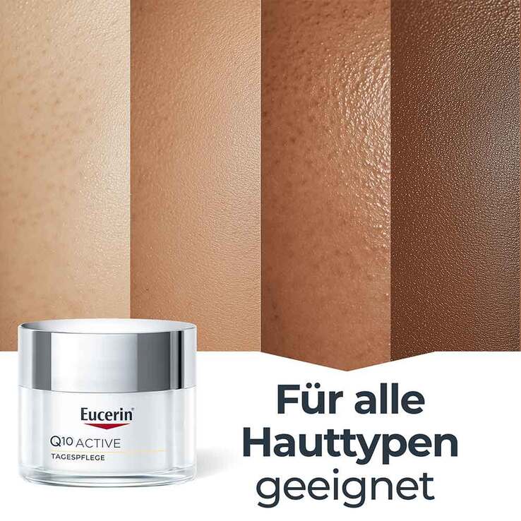 Eucerin Q10 Active Anti-Falten Tagescreme für trockene Haut, 50 ml