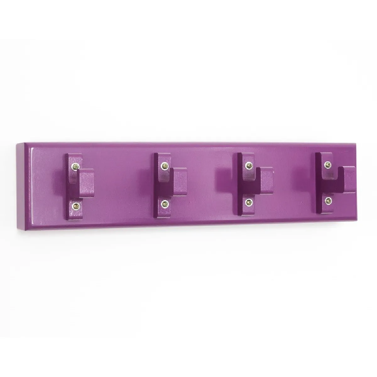 Decoshop26 Porte-clés mural polyvalent - Violet