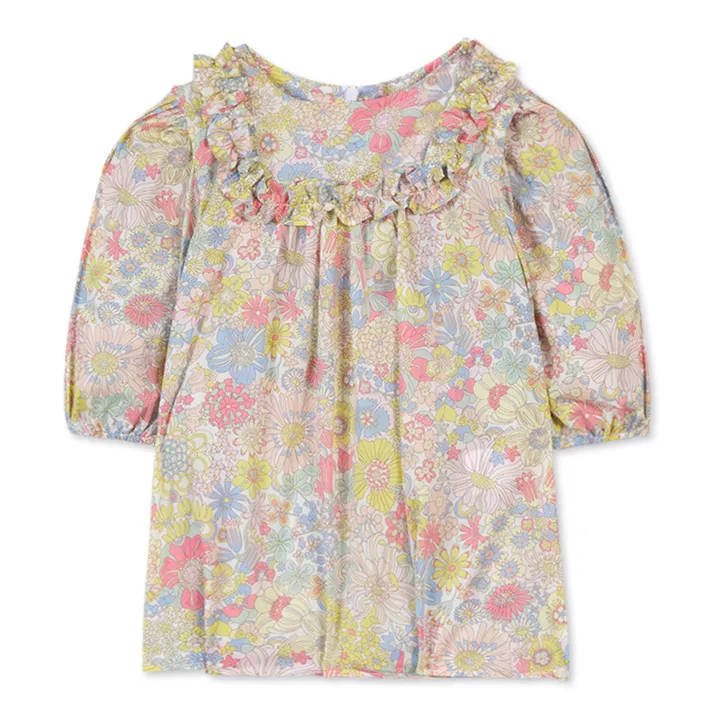 Tartine et Chocolat Blouse Fleurie | Rose pâle