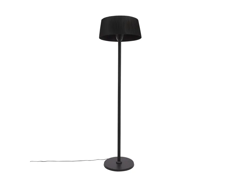HORTUS Terrassevarmer gulvmodel med skærm 900/1200/2100 W, HA, Ø60 cm, sort (211-377)