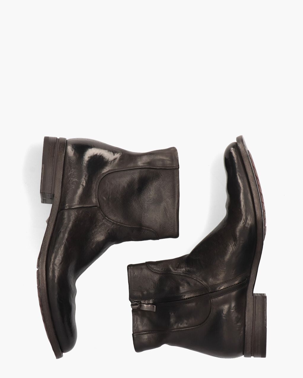 Fabrizio Silenzi 412 Zwart Heren Enkelboots