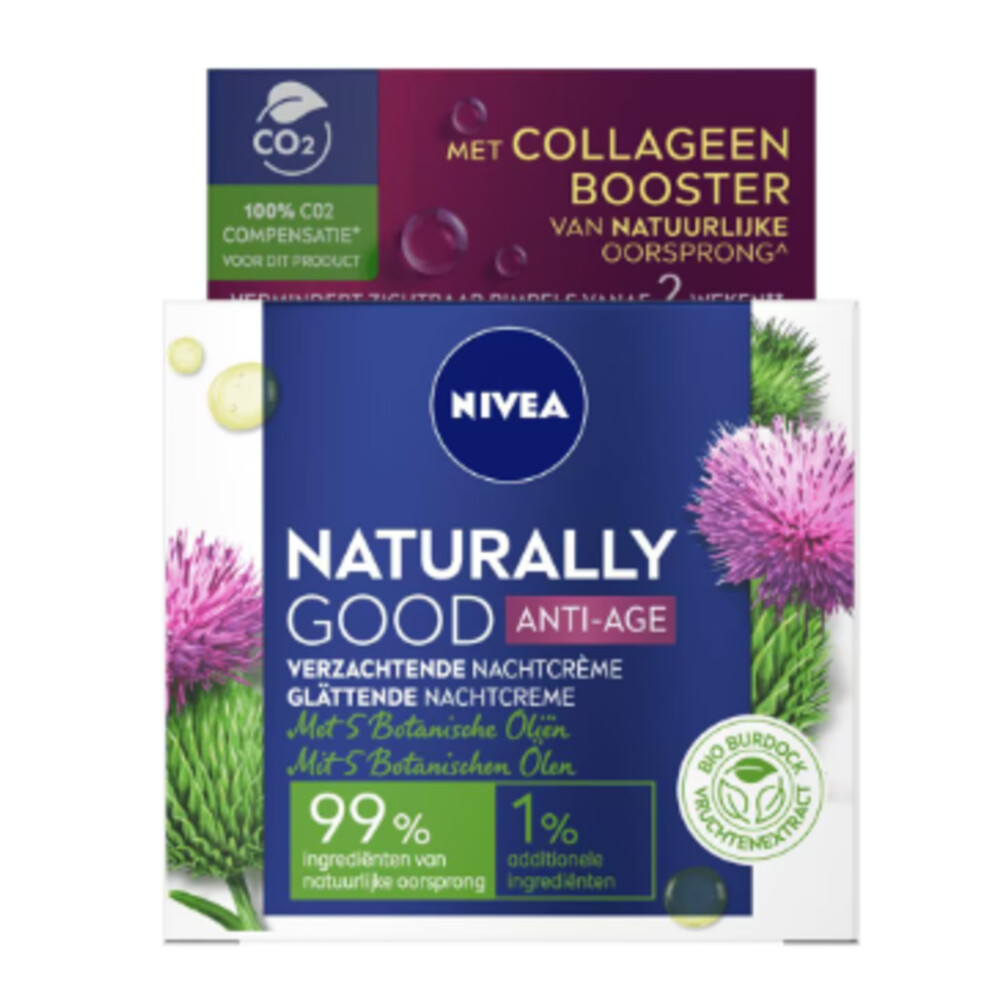 Nivea Naturally GoodNachtcrème Anti-Age50 ml