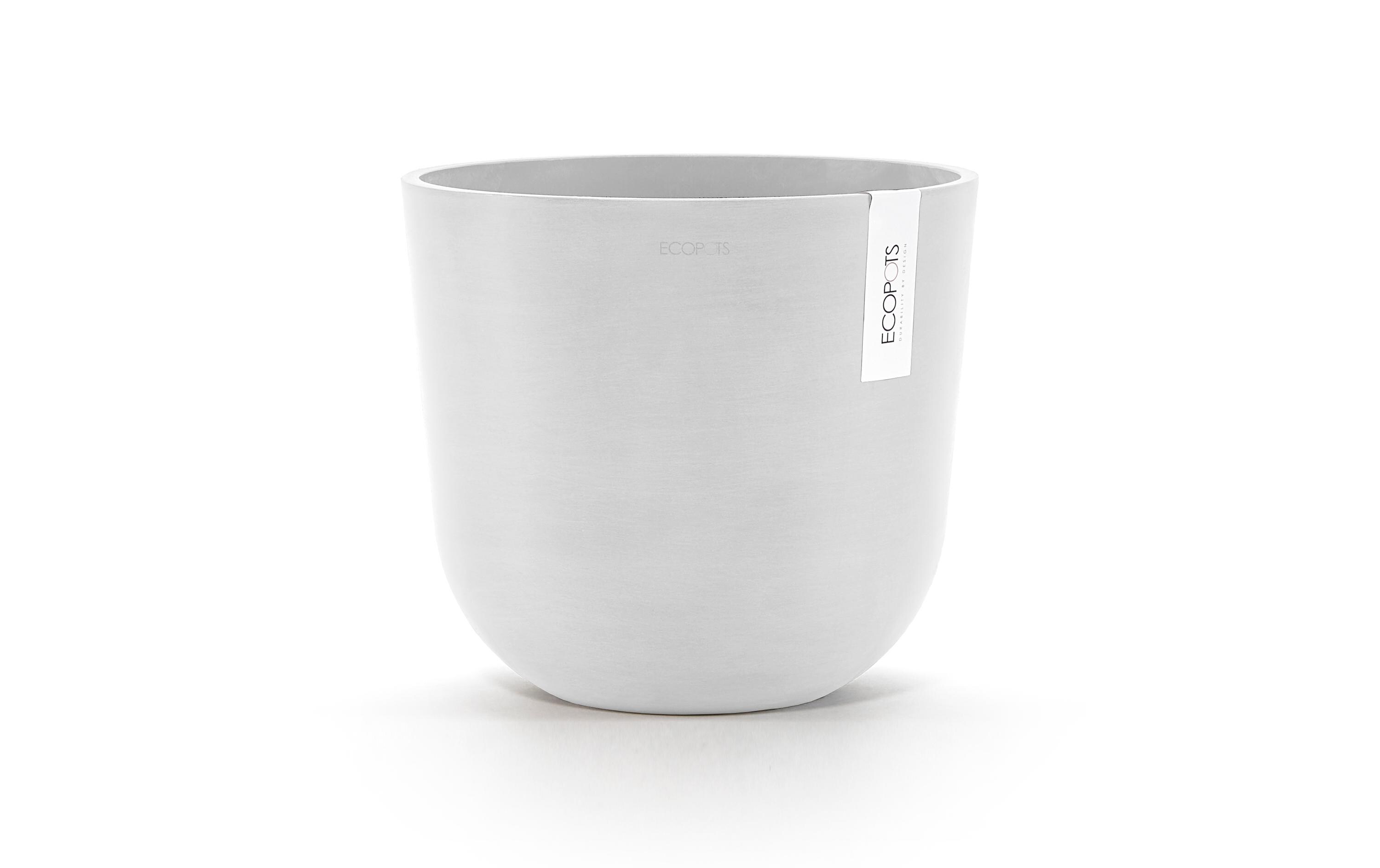 Pflanzentopf Oslo 25, WeissRobuster und langlebiger Blumentopf