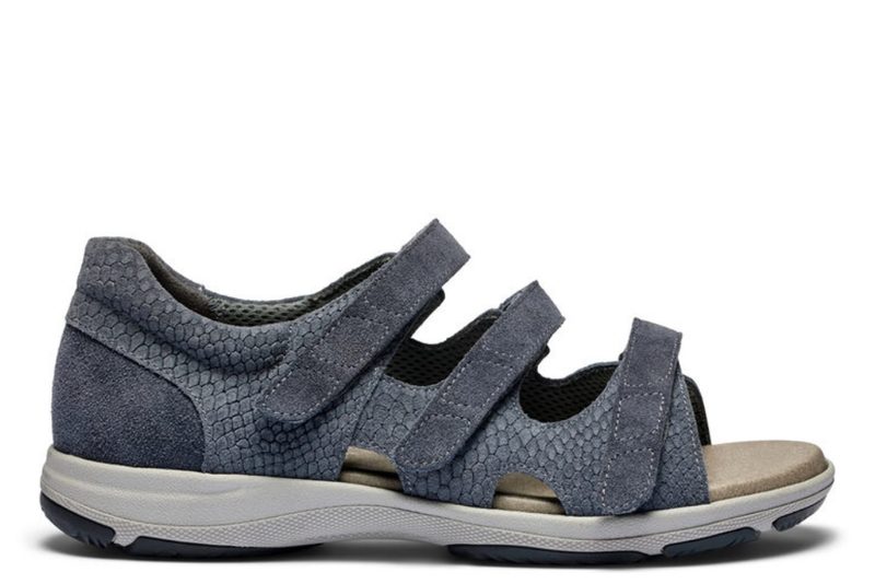 NEW FEET SANDAL I PRÆGET RUSKIND