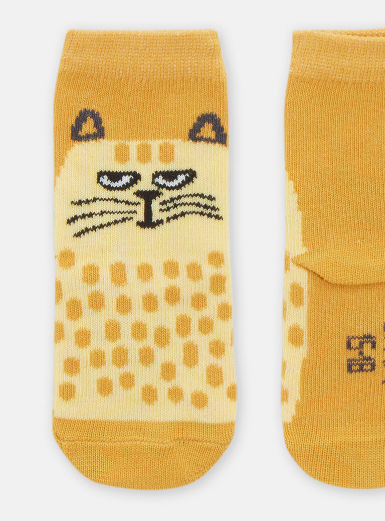 Chaussettes motif chat pour bébé garçon