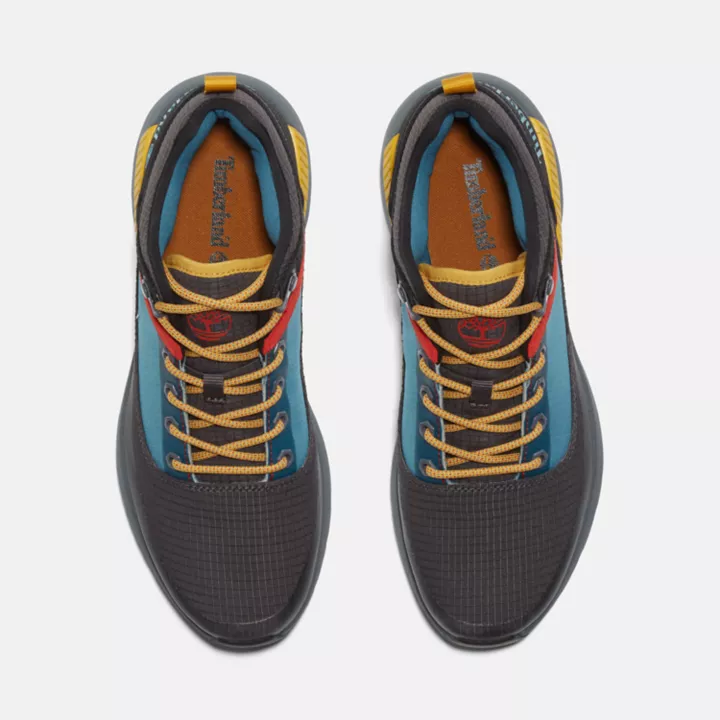 Calça de malha Field Trekker para homens, na cor cinza.