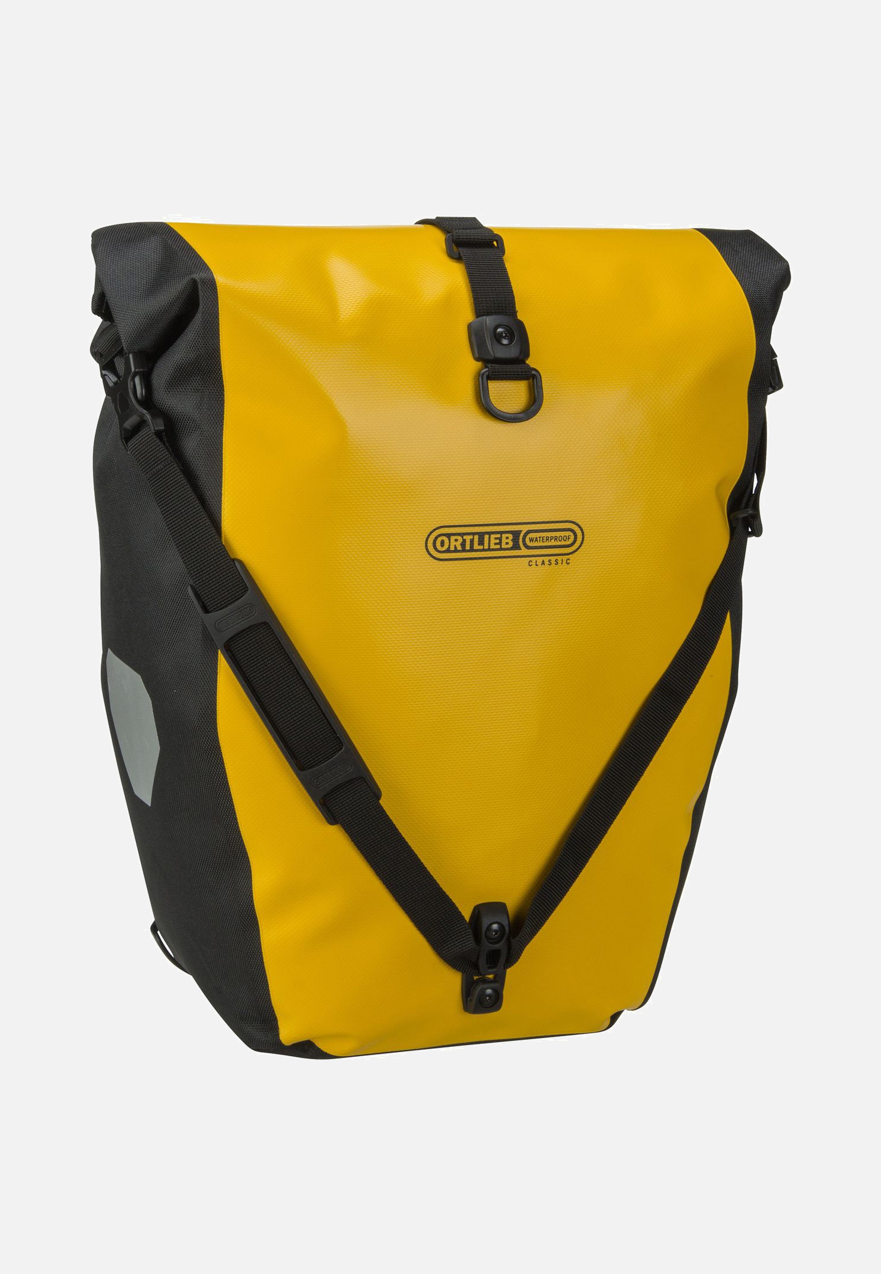 Back-Roller Sonnengelb Schwarz - Fahrradtasche