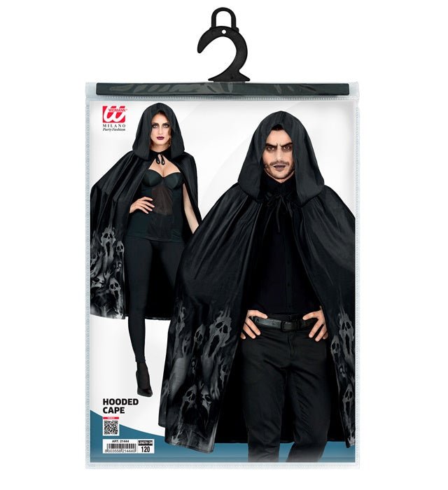 Halloween Cape Zwart Geest