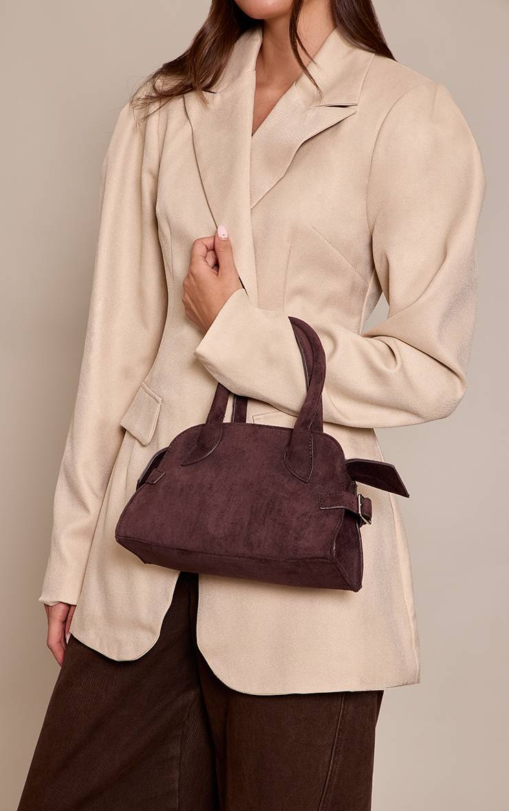 Chocolat Mini Sac À Main En Synthétique