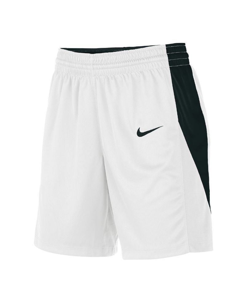 Short de basket Nike Team Blanc & Noir pour femme