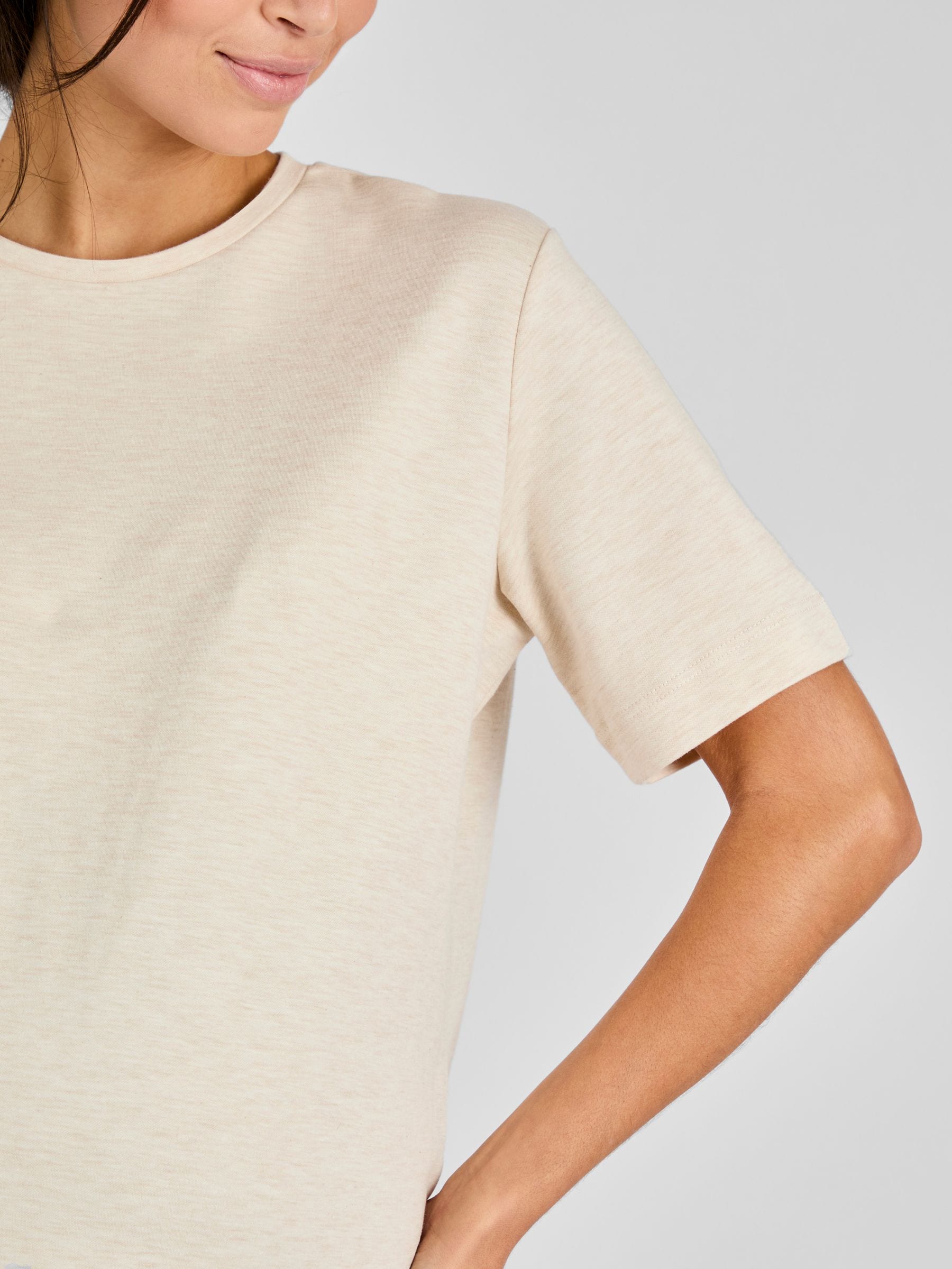 Moutkleurig - JoJo Maman Bébé - Oversized boyfriend zwangerschaps-T-shirt