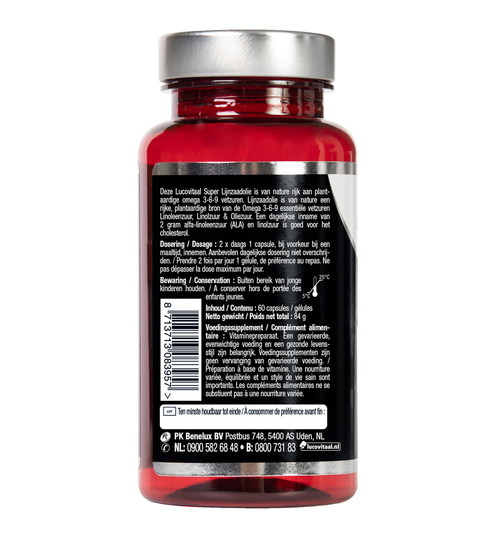 Lucovitaal Super Lijnzaadolie (60 capsules)