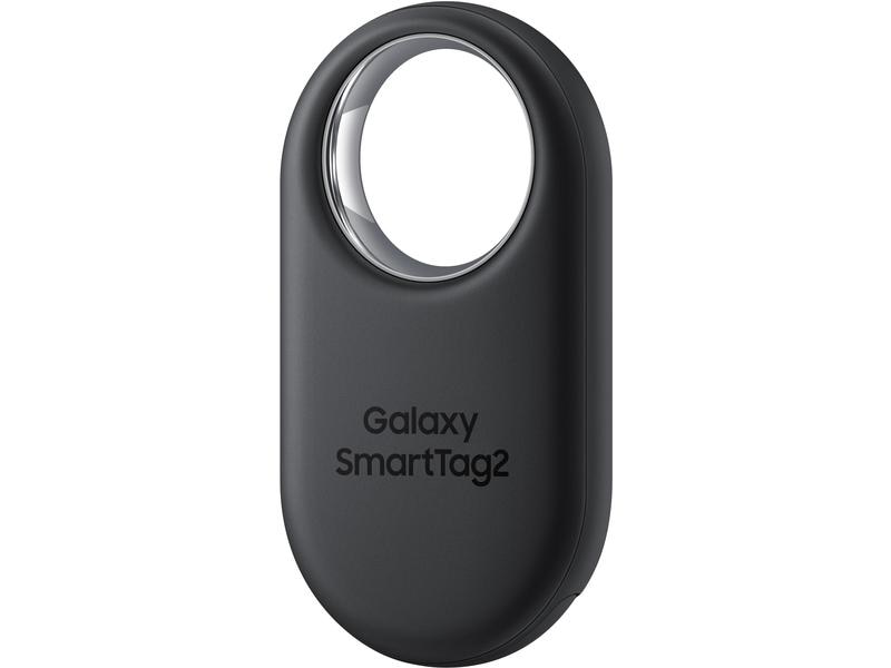 Samsung Galaxy SmartTag2 Schwarz Kompakter Schlüsselfinder für Samsung Galaxy Smartphones und Tablets