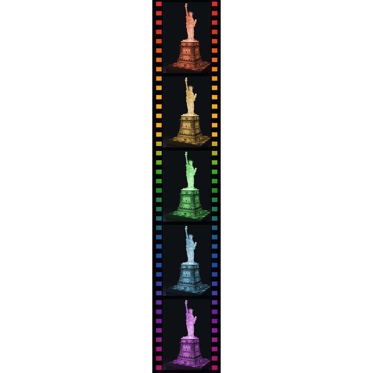 Ravensburger Spiel Freiheitsstatue bei Nacht