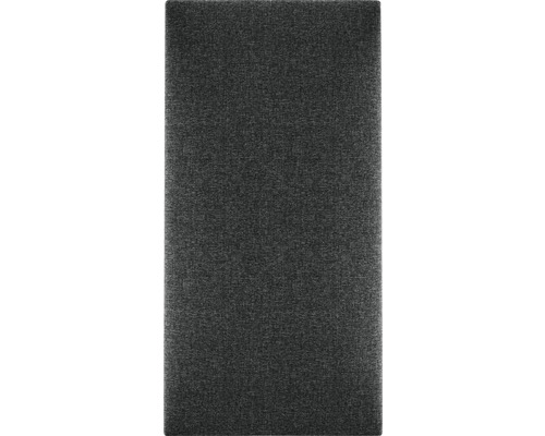 Wandkussen Effen donkergrijs geweven look 30 x 60 cm