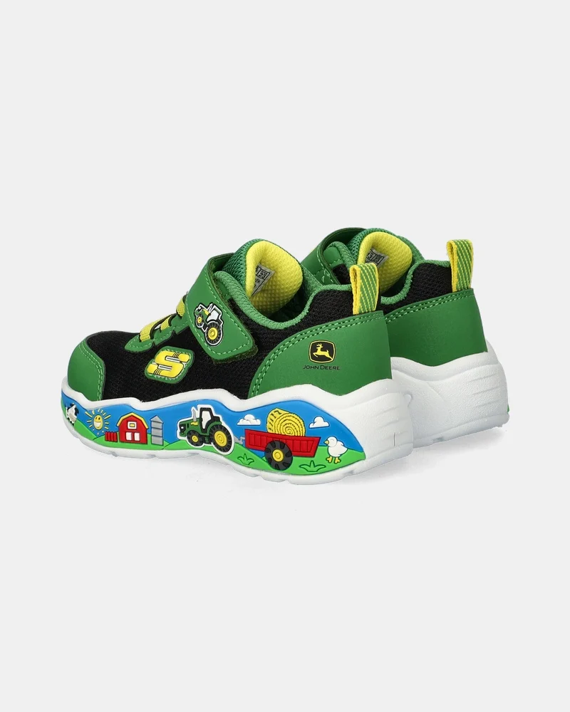 Skechers Play Scene Barn Klittenbandschoenen  - groen