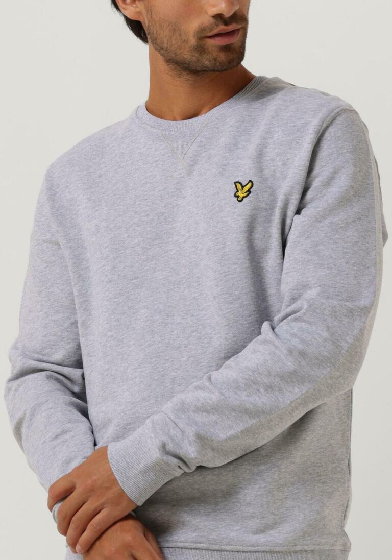 LYLE & SCOTT grijze lyle & scott trui crew neck sweatshirt