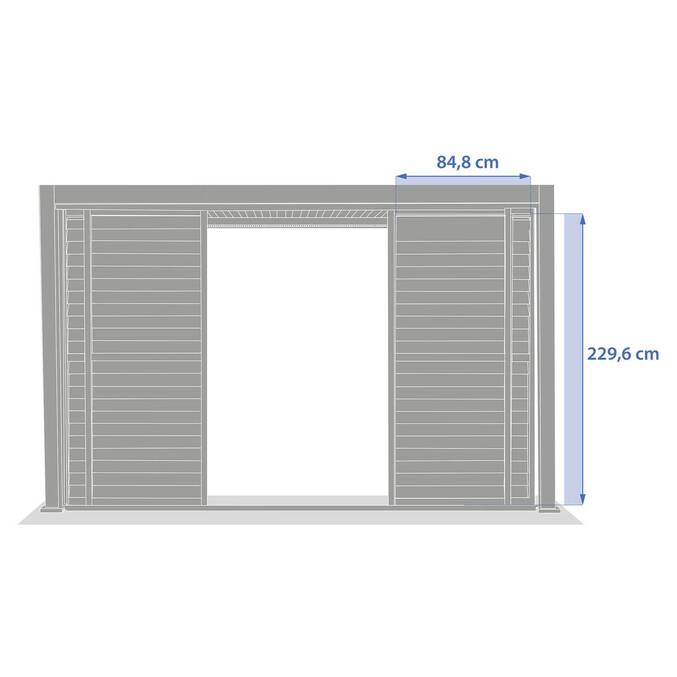 Persienne coulissante EVORA Graphite