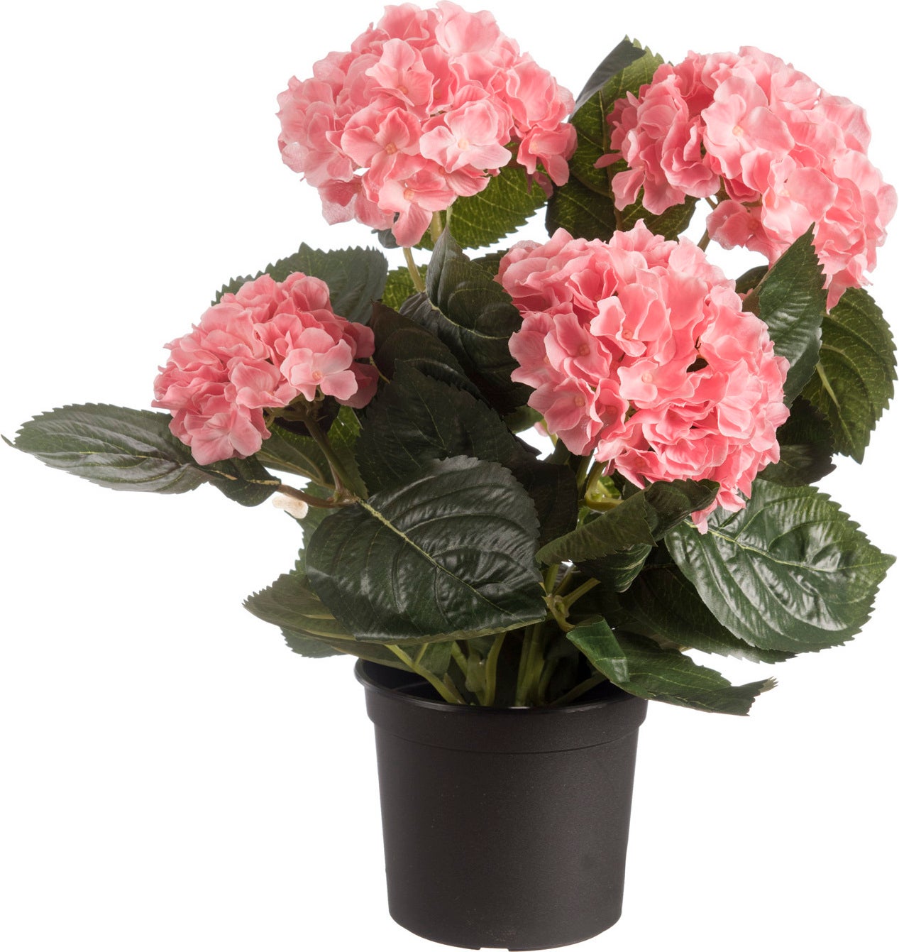 Louis Maes kunstplant Hortensia roze D 24 H 44 cm