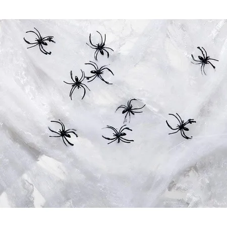 Rubies Riesen-Spinnennetz mit 12 Spinnen