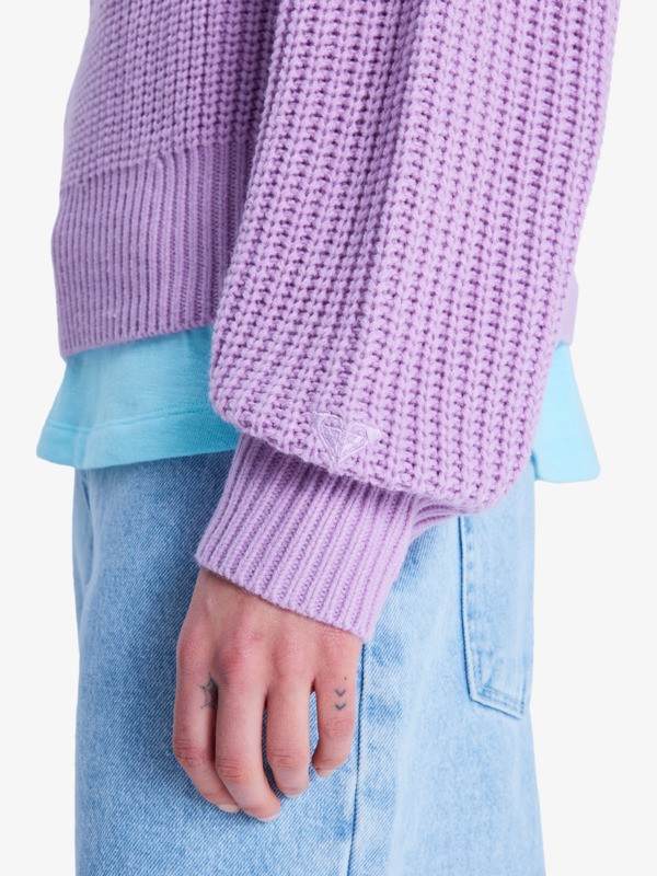 Coming Home Again Pull Violet Femme