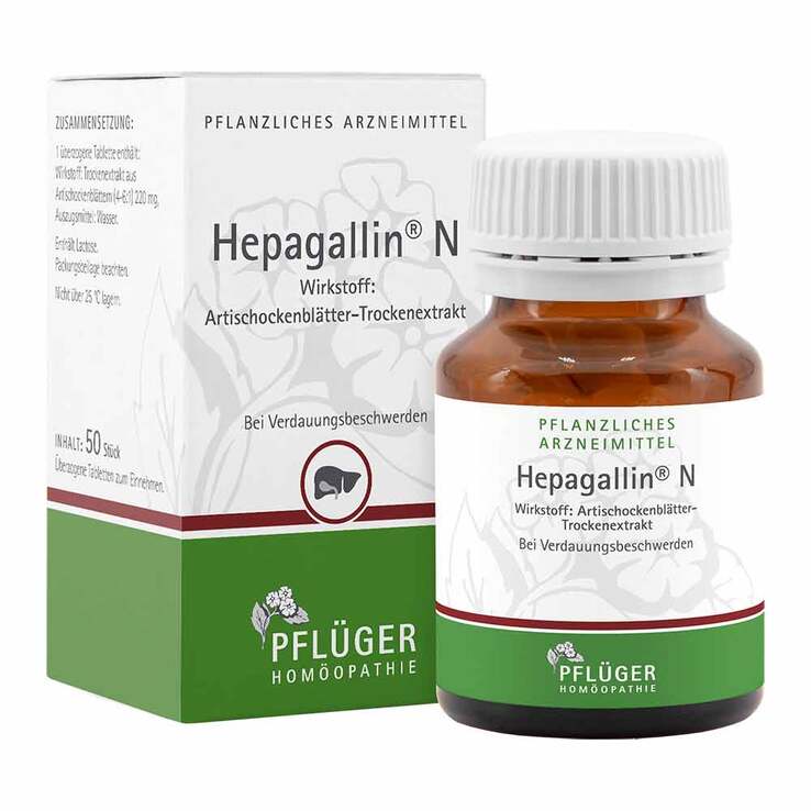 Hepagallin N Dragees, 50 St