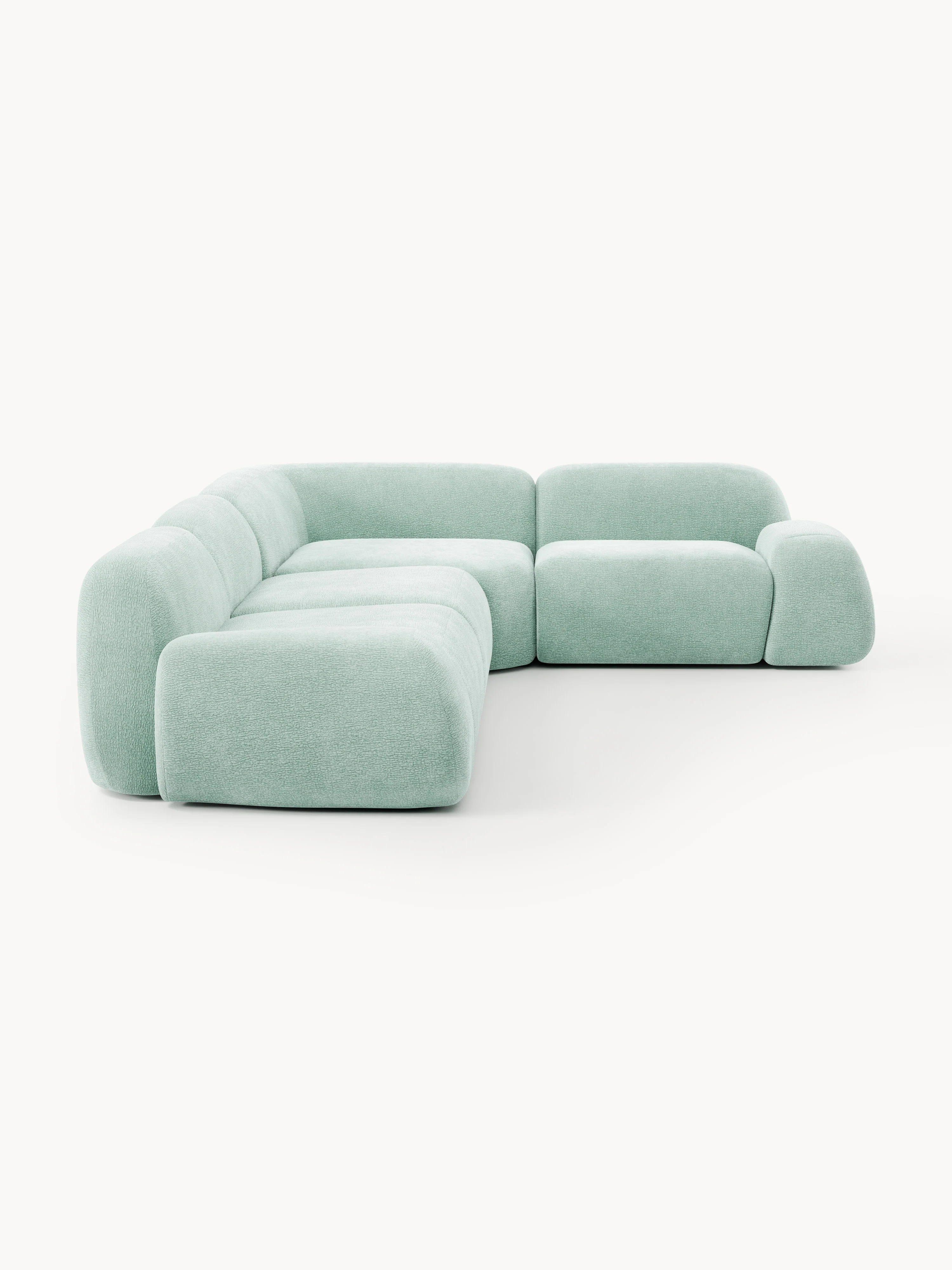 Modulaire hoekbank Wolke (4-zits)
