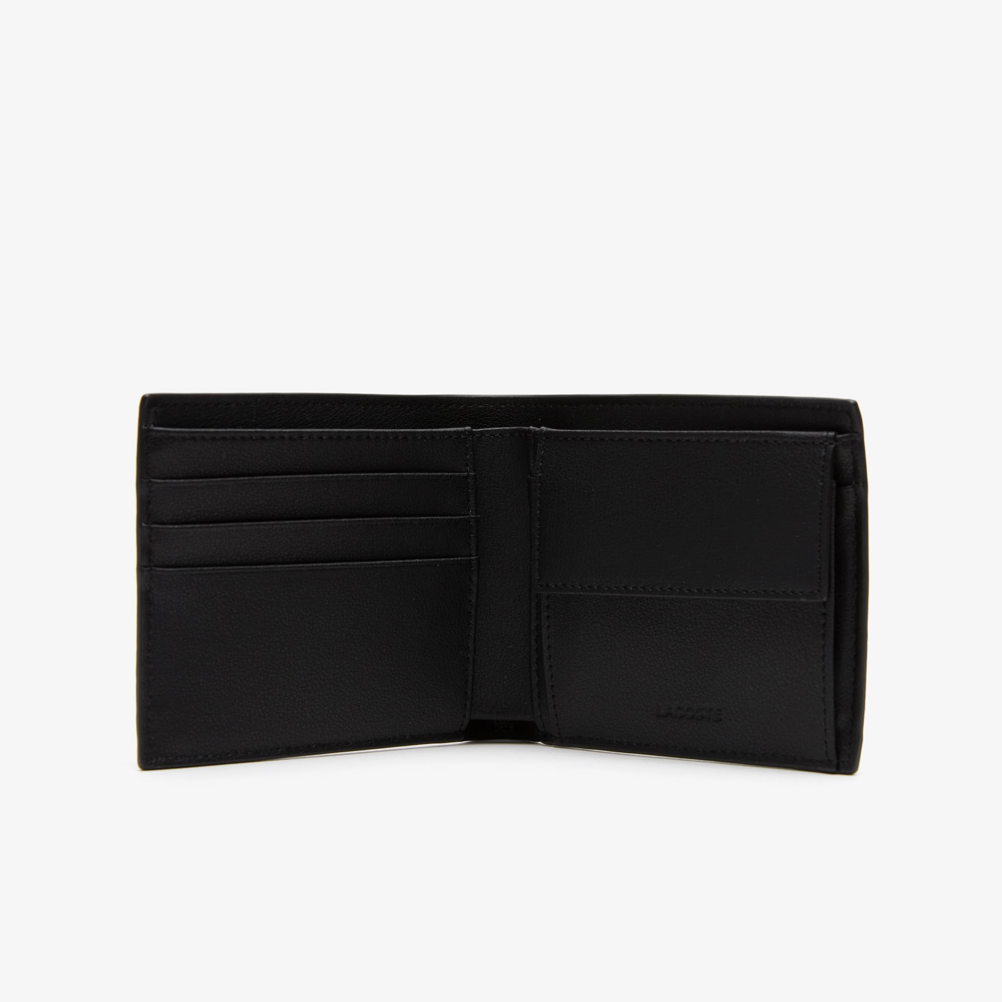 Portefeuille pliable homme Lacoste avec imprimé contrasté Portefeuilles - Noir - Lacoste - Homme