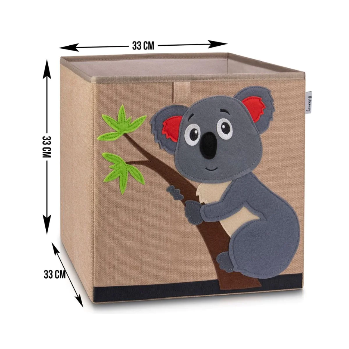Boîte de rangement en tissu pour enfant 