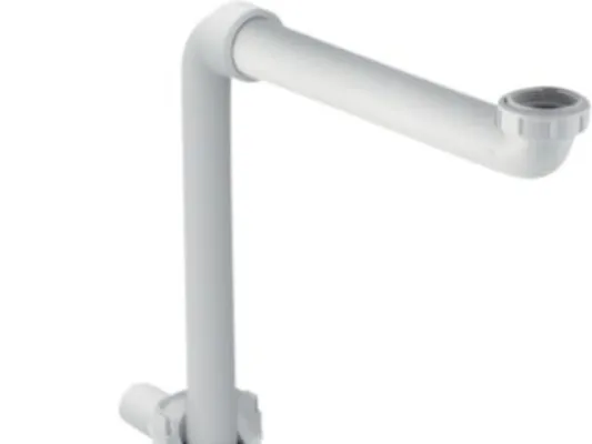 Duravit pladssparende vandlås - Hvid, 1 1/4''