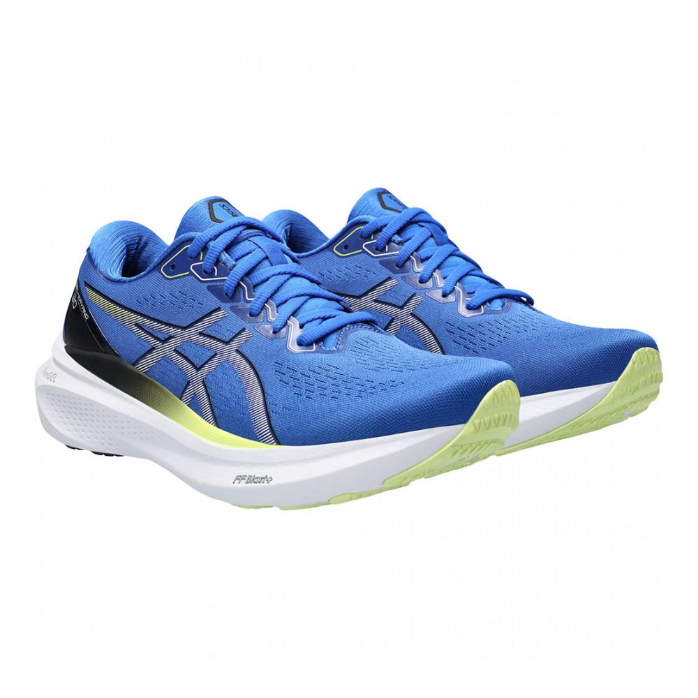 Asics GEL-KAYANO 30 - Chaussures running Homme illusion blue/glow yellow