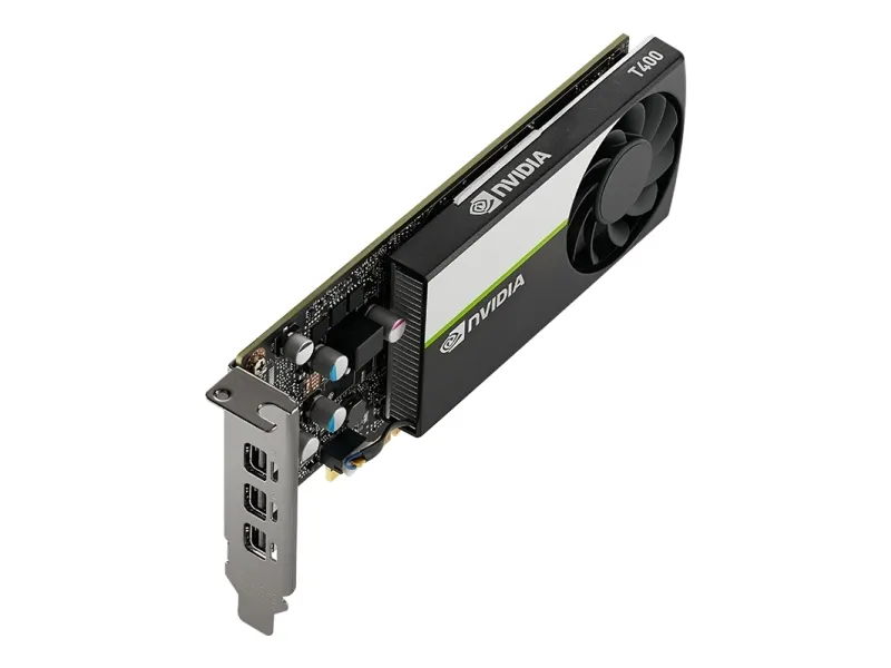 PNY VCNT400-4GB-PB, T400, 4 GB, GDDR6, 64 Bit, 7680 x 4320 pixel, PCI Express x16 3.0