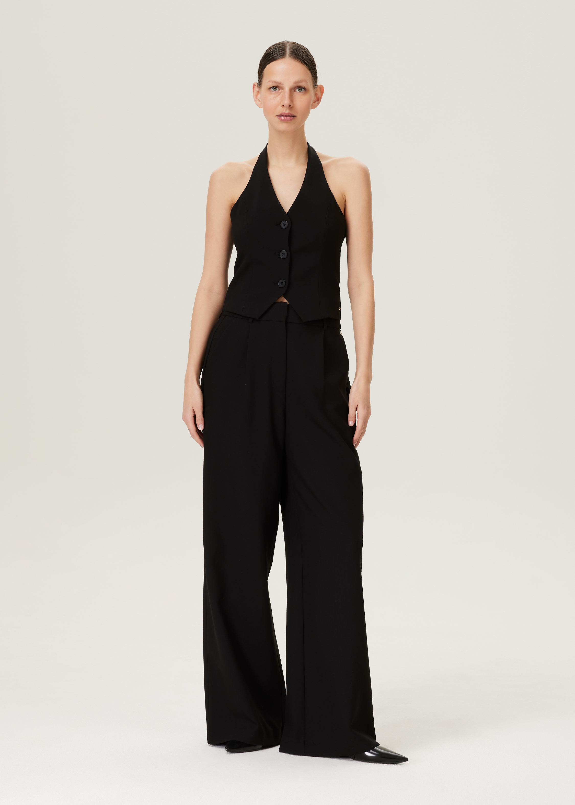 Halter top twill kwaliteit