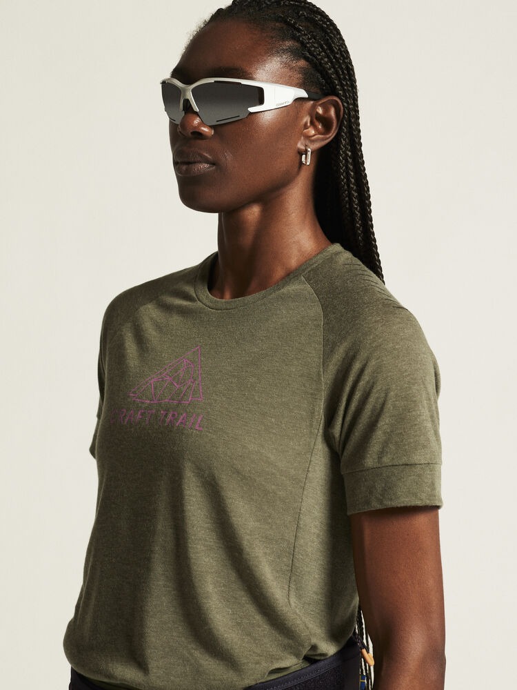 ADV Trail Wool SS Tee Dame Rift Melange