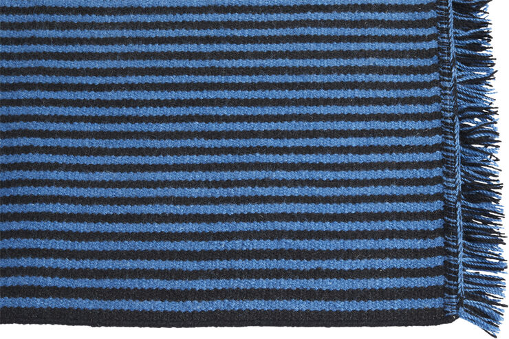 Hay Stripes and Stripes Wool-L200 x W60 Blue