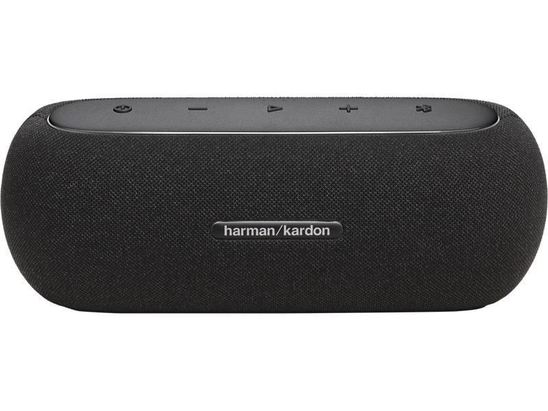 Harman/Kardon Lautsprecher Luna Schwarz Eleganter tragbarer Bluetooth-Lautsprecher mit 12 Stunden Spielzeit