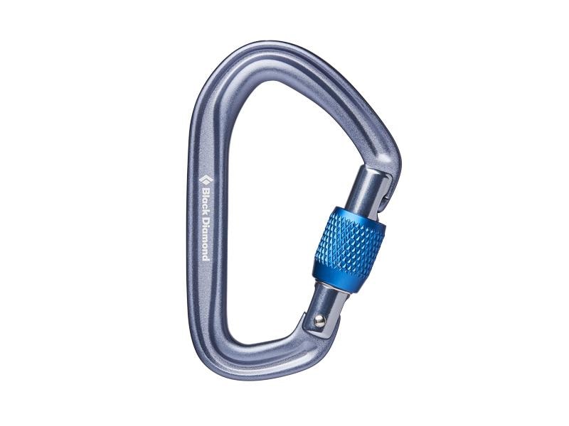 Black Diamond Karabiner Hotforge Screwgate Grau Verriegelungskarabiner
