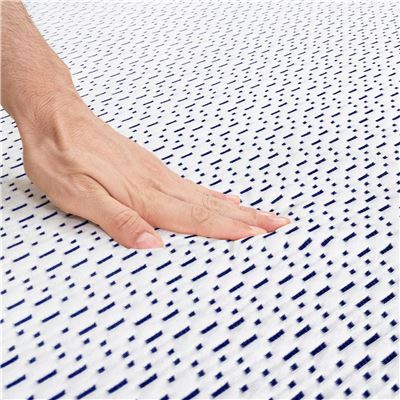 Surmatelas ergonomique à mémoire de forme - Housse Lyocell thermorégulatrice