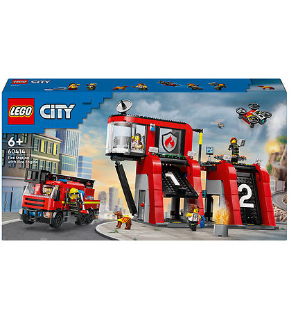 LEGO® City - Feuerwehrstation mit Drehleiterfahrzeug 60414 - 843